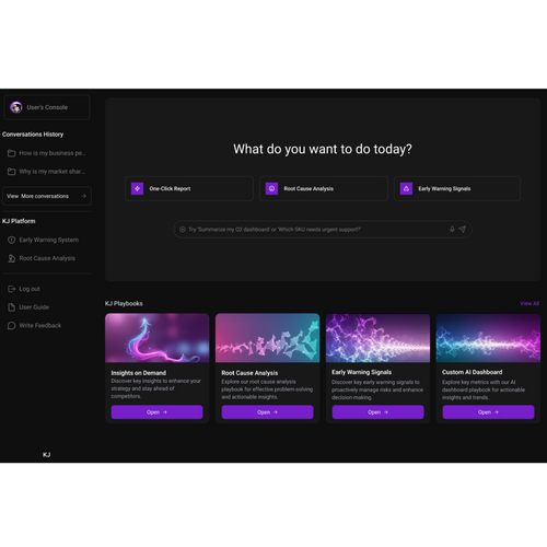 KJ: The AI Decision Intelligence Platform for Consumer Brands