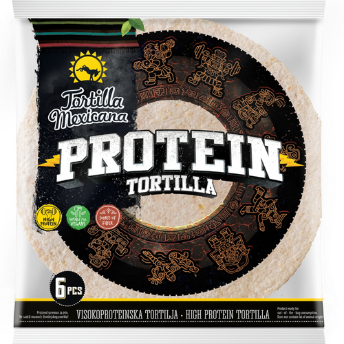 High protein tortilla i