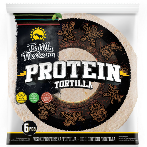 High protein tortilla i