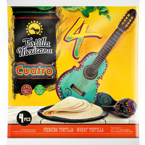 Tortilla Mexicana Cuatro 250g