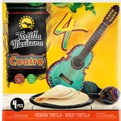 Tortilla Mexicana Cuatro 250g