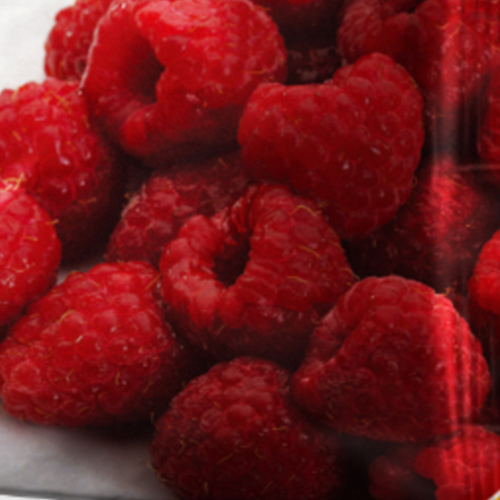 Frozen raspberry