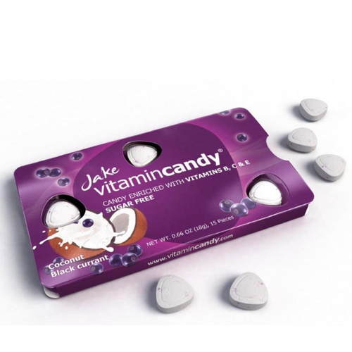 Candy with vitamins B, C and E