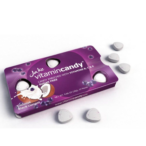 Candy with vitamins B, C and E