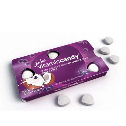 Candy with vitamins B, C and E