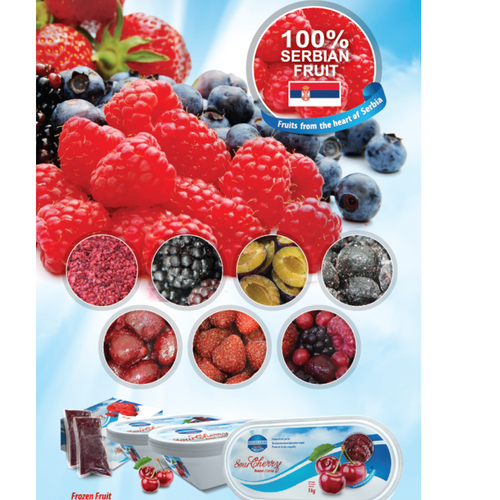 Frozen fruit puree