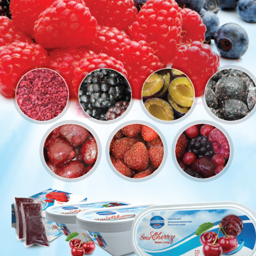 Frozen fruit puree