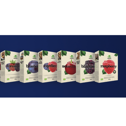 Organic frozen fruits