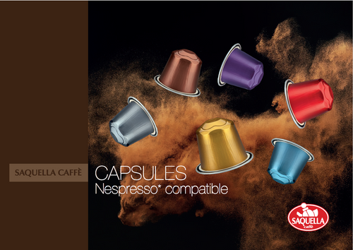 Saquella Nespresso Compatible Aluminium Capsules