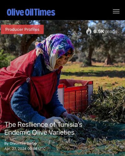 The resilience of Tunisia's endemic Olive varieties