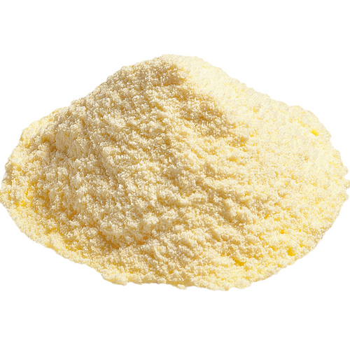 White and yellow corn grits, semolina and flour