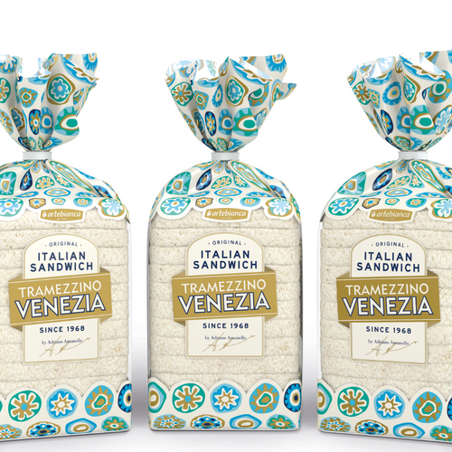 Italian Sandwich Tramezzino Venezia 400gr - Crustless white bread