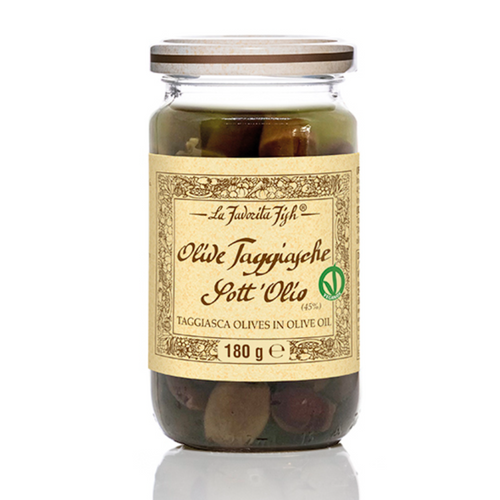Taggiasca Olives in Olive Oil 180g - Gulfood 2026