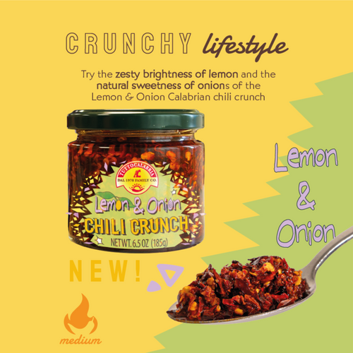 New product - lemon & onion chili crunch