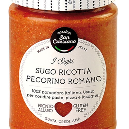 Tomato sauce with Ricotta and Pecorino Romano P.D.O. cheese