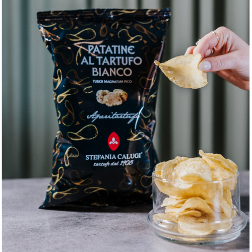 Truffle Snacks: Chips, Cashews, Hazelnuts, Breadsticks