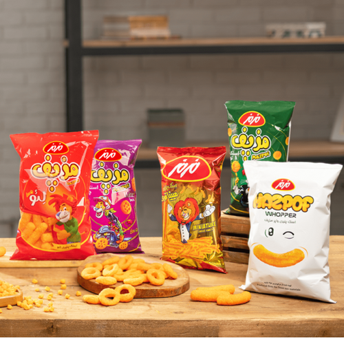 Maz Maz Potato Chips, Extruded Sancks, Popcorn, Kernals, Cake, Nuts & Seeds
