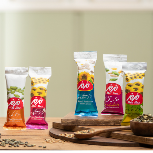 Maz Maz Potato Chips, Extruded Sancks, Popcorn, Kernals, Cake, Nuts & Seeds