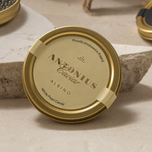 Antonius Caviar Albino - fresh caviar from Bester sturgeon (Huso huso x Acipenser ruthenus)