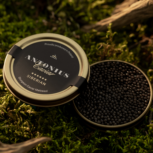 Antonius Caviar Siberian - fresh unpasteurized caviar from Siberian sturgeon (Acipenser baerii)