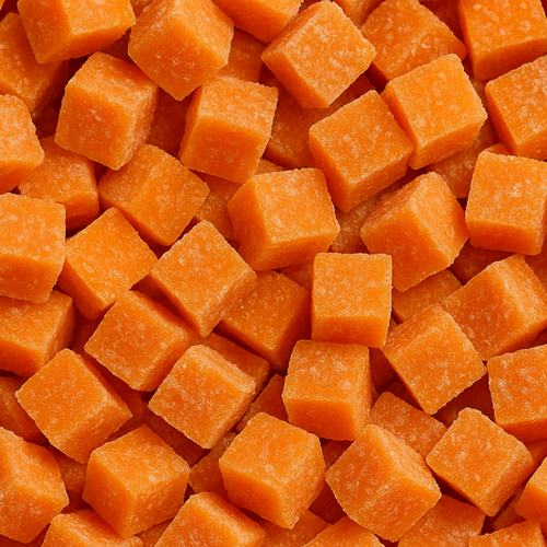 IQF carrot cubes 10x10mm