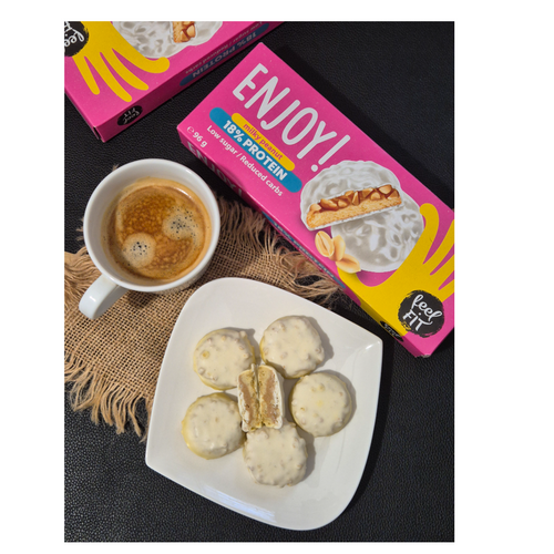 Enjoy! Milky peanut - protein cookies