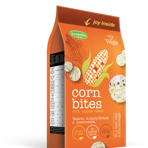 Lestello corn bites with nigella seeds 65g