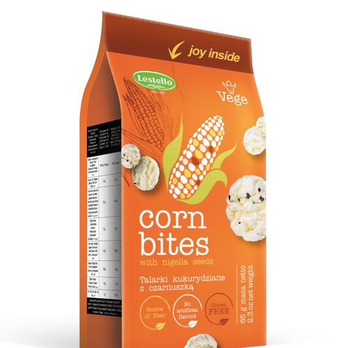 Lestello corn bites with nigella seeds 65g