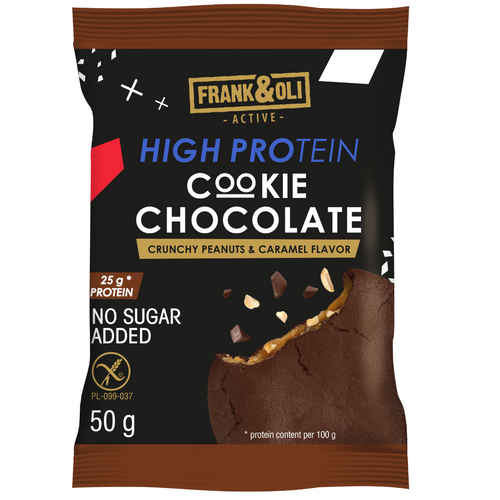 Frank&Oli High Frank&Oli Protein Cookie with Chocolate & Crunchy Peanuts