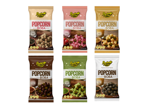 Pop-Smile BOBA Culture Popcorn
