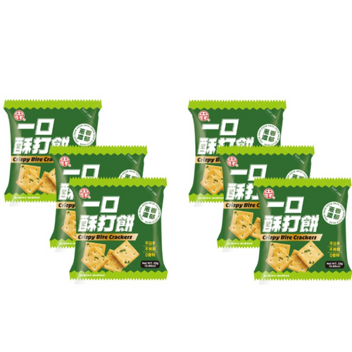 Green Onion Crispy Bite Crackers