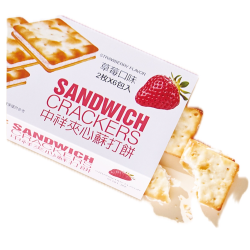 Strawberry Sandwich Crackers