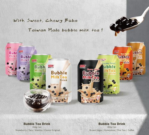 Classic Taiwanese Bubble Milk Tea – Now in Cans