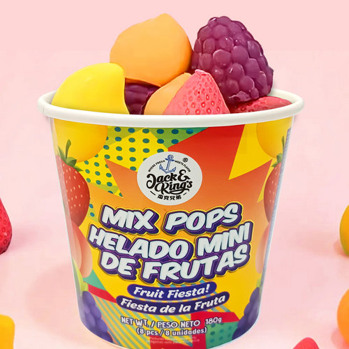 Fruit-shaped Ice cream Mix Pops