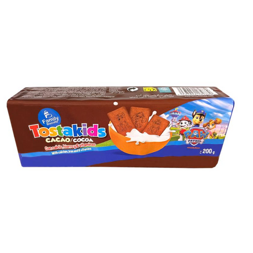 TOSTAKIDS CACAO PAWPATROL FB 200GX18