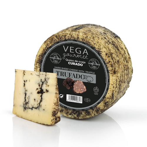 VEGA SOTUELAMOS /VEGA GOURMET CURED SHEEP CHEESE WITH BLACK TRUFFLE