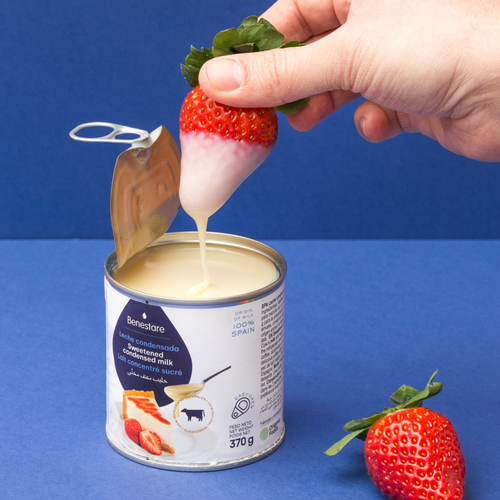 Sweetened condensed milk- can