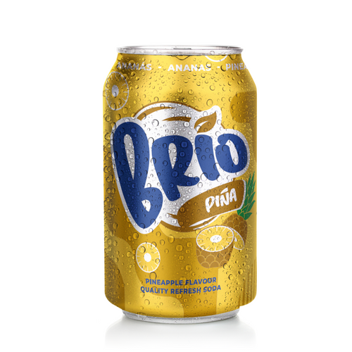 Carbonated Soft Drink Brio Pineapple 330 ml