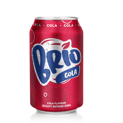 Carbonated Soft Drink Brio Cola 330 ml