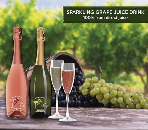 Non Alcoholic Sparkling Grape Juice Drink