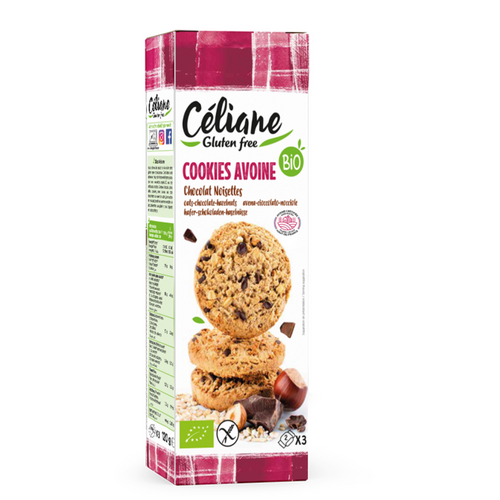 CHOCOLATE HAZELNUT OATMEAL COOKIES