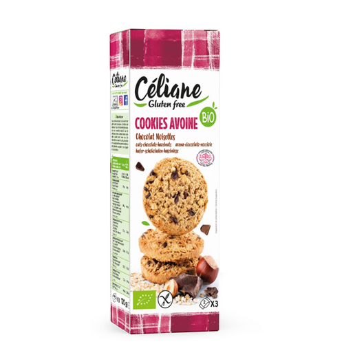 CHOCOLATE HAZELNUT OATMEAL COOKIES