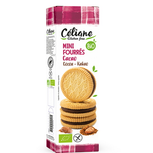 SANDWICH BISCUITS WITH COCOA FILLING