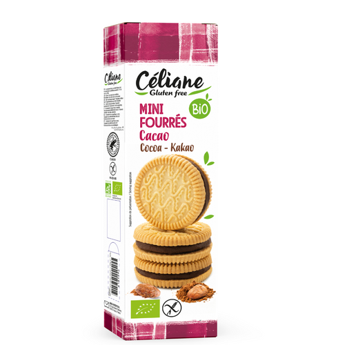 SANDWICH BISCUITS WITH COCOA FILLING