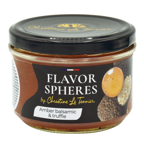 FLAVOR SPHERES Amber balsamic & truffle