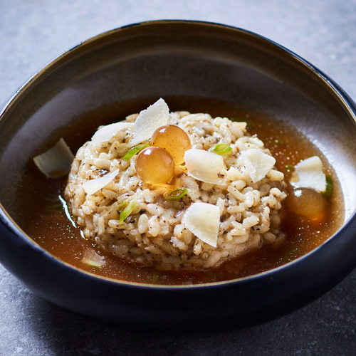 FLAVOR SPHERES Amber balsamic & truffle