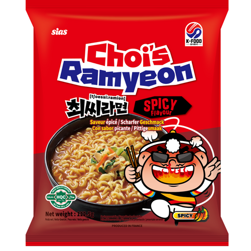 Spicy Korean Ramen in Bag