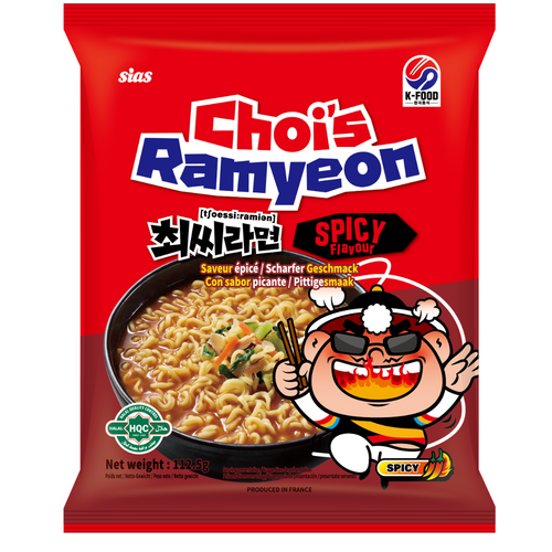 Spicy Korean Ramen in Bag