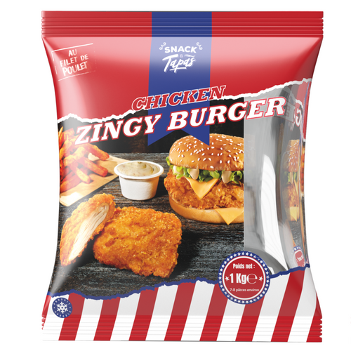 FROZEN CHICKEN ZINGY BURGER