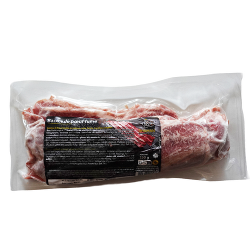 FROZEN SMOKED BEEF BACON